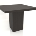 modèle 3D Table à manger DT 10 (900x900x750, bois brun foncé) - preview
