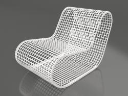 Club chair without rope (White)