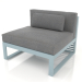 3d model Modular sofa, section 3 (Blue gray) - preview