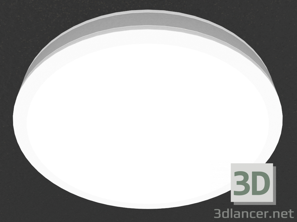 3d model luminaria empotrada LED (DL18836_20W Blanco R Dim) - vista previa