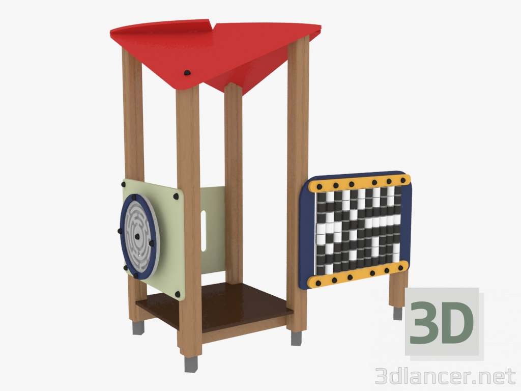 3d модель Детский игровой комплекс (4431) – превью