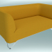 3d model Double sofa with armrests (21) - preview