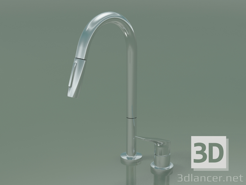 3d model Sink mixer (34822000) - preview