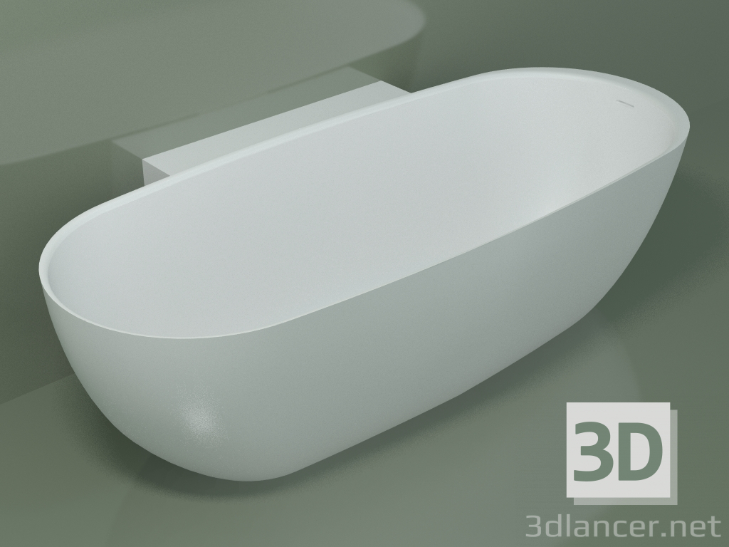 modello 3D Vasca da bagno a muro (24HL2021, sx, 170x82 cm) - anteprima