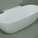 modello 3D Vasca da bagno a muro (24HL2021, sx, 170x82 cm) - anteprima