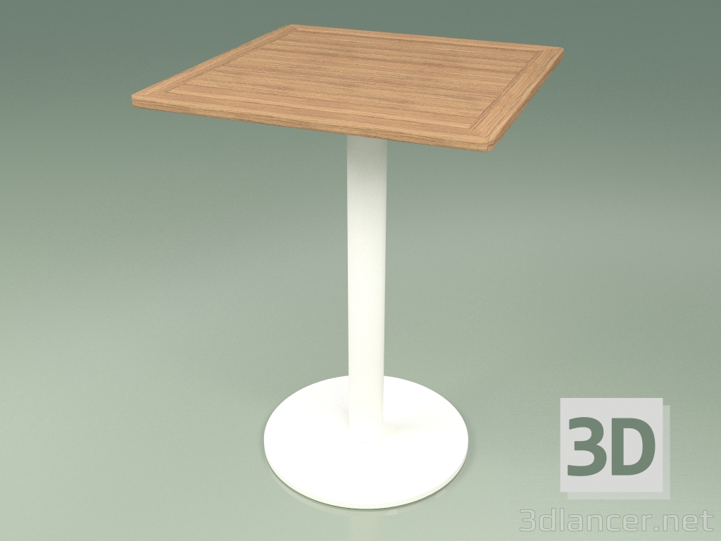 3D modeli Bar masası 011 (Metal Süt, Teak) - önizleme