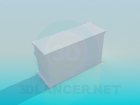 3d модель Камін з орнаментом – превью 3d модель Камін з орнаментом – превью