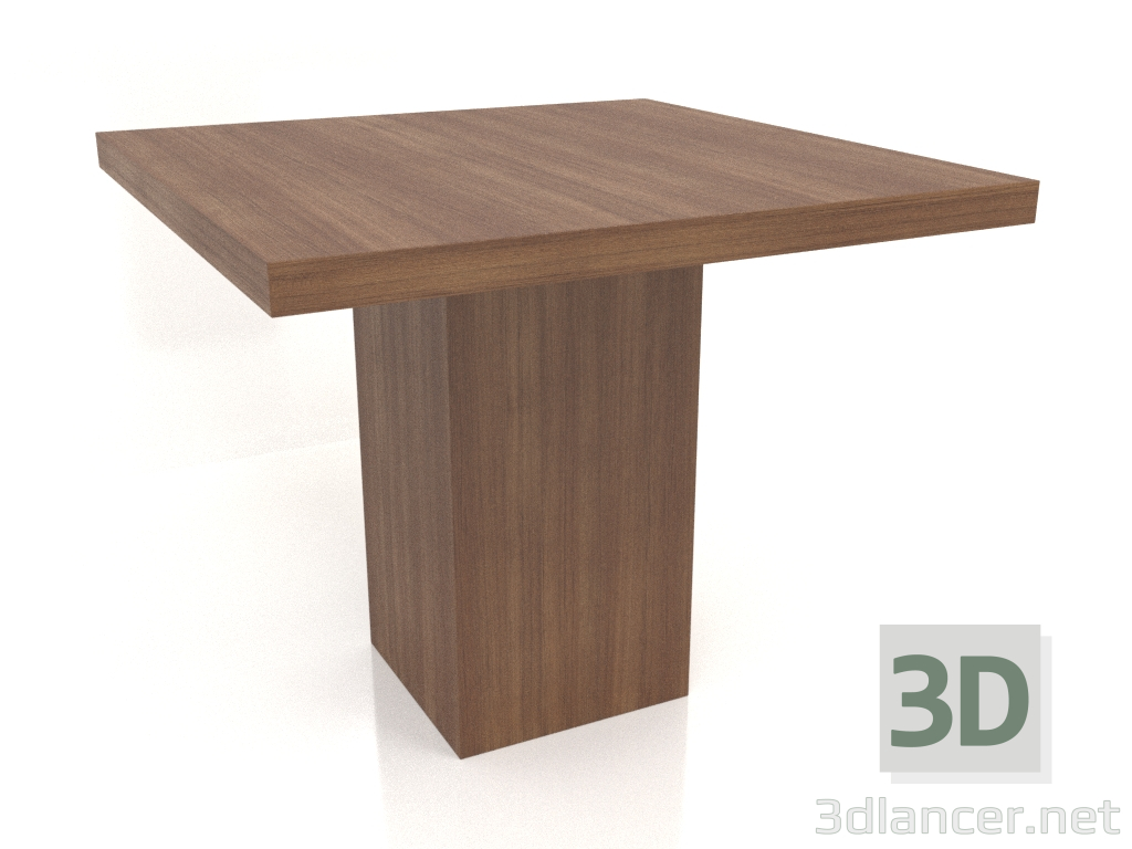 3D modeli Yemek masası DT 10 (900x900x750, ahşap kahverengi ışık) - önizleme