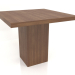 modello 3D Tavolo da pranzo DT 10 (900x900x750, legno marrone chiaro) - anteprima