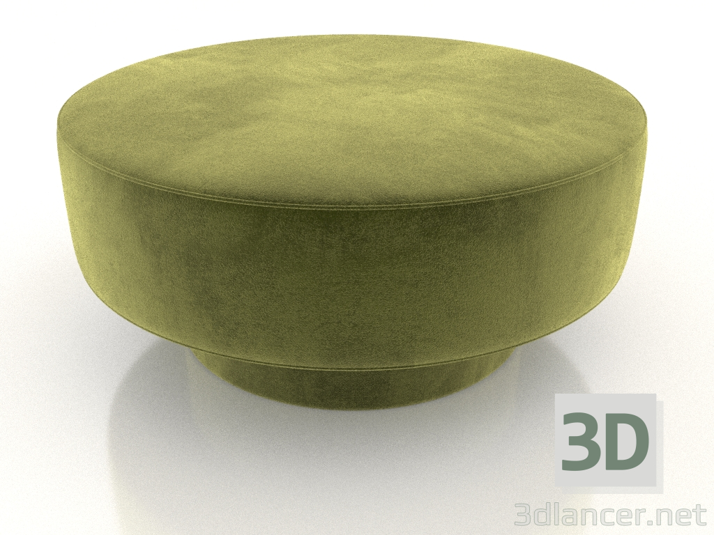 3D Modell Pouf Lauernder Pouf (3) - Vorschau