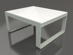 Club table 80 (White polyethylene, Cement gray)