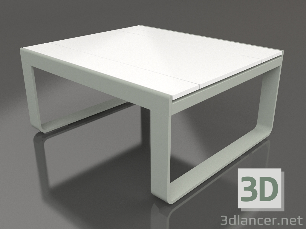 3D modeli Kulüp masası 80 (Beyaz polietilen, Çimento grisi) - önizleme