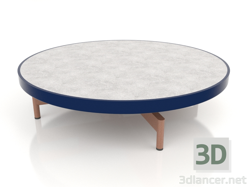 3 डी मॉडल गोल कॉफ़ी टेबल Ø90x22 (रात का नीला, डेकटन क्रेटा) - पूर्वावलोकन