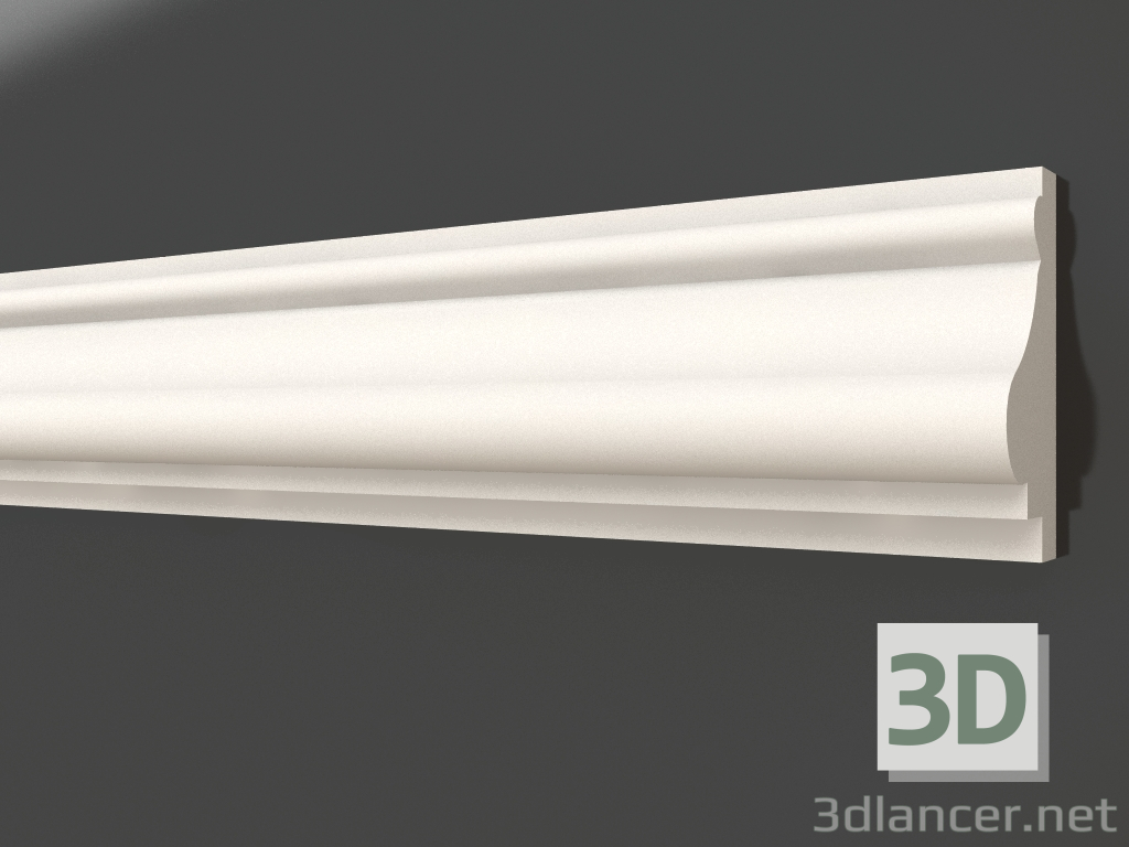 3d model Plaster molding LG 027 (55x24) - preview