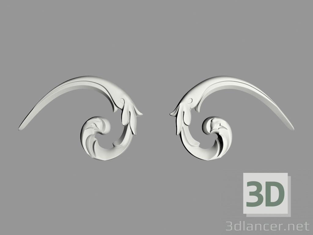 3d model Wall decor (F89) - preview