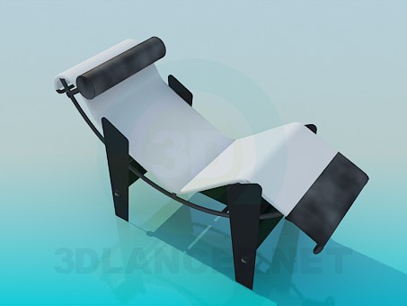modello 3D Cavalletto-letto - anteprima
