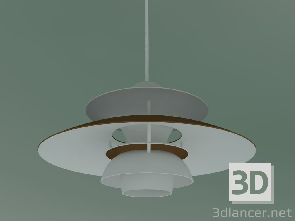 3d model Pendant lamp PH 5 MINI (E14, COPPER) - preview