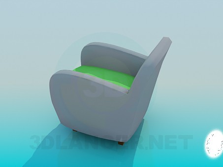 3d model Easy chair - preview 3d model Easy chair - preview