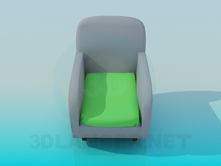 3d model Easy chair - preview 3d model Easy chair - preview