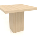 Modelo 3d Mesa de jantar DT 10 (900x900x750, madeira branca) - preview