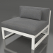 3d model Modular sofa, section 3 (Agate gray) - preview