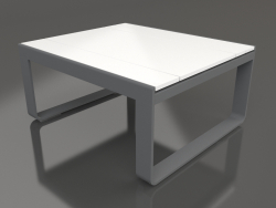 Клубний столик 80 (White polyethylene, Anthracite)