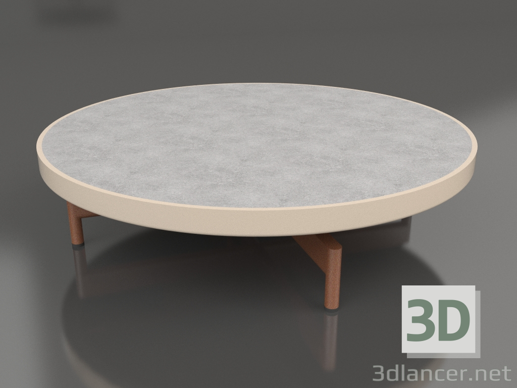 3 डी मॉडल गोल कॉफी टेबल Ø90x22 (रेत, डेकटन क्रेटा) - पूर्वावलोकन