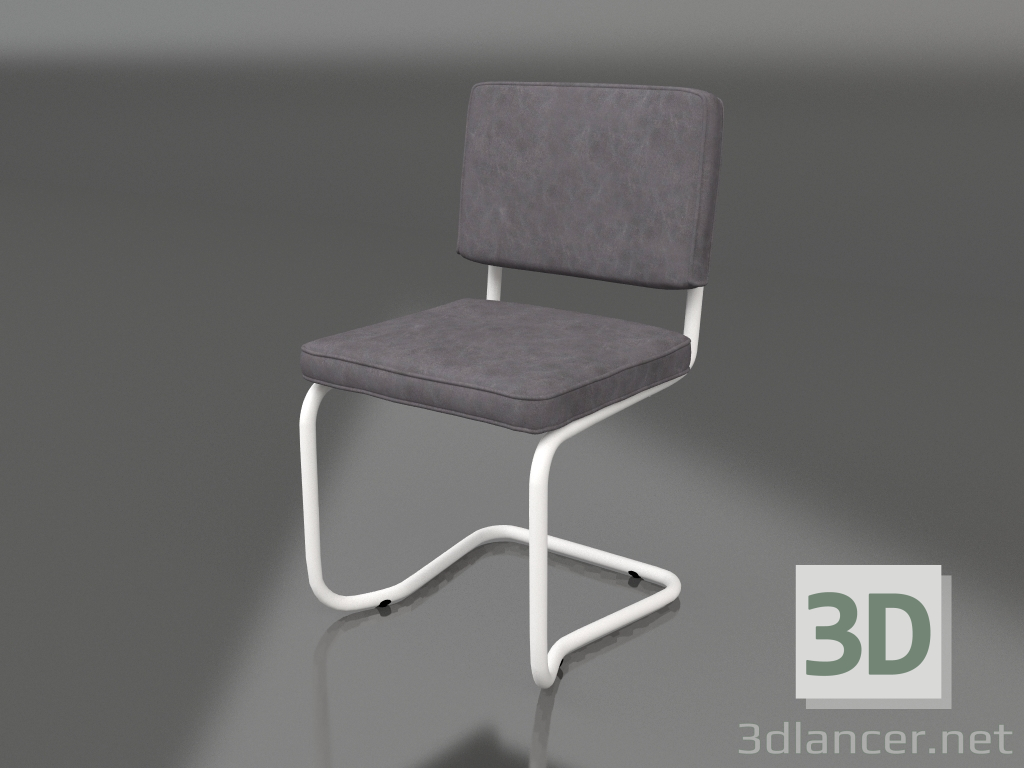 modello 3D Sedia Ridge Kink (grigio mediocre vintage) - anteprima