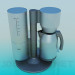 3D modeli kahve makinesi - önizleme