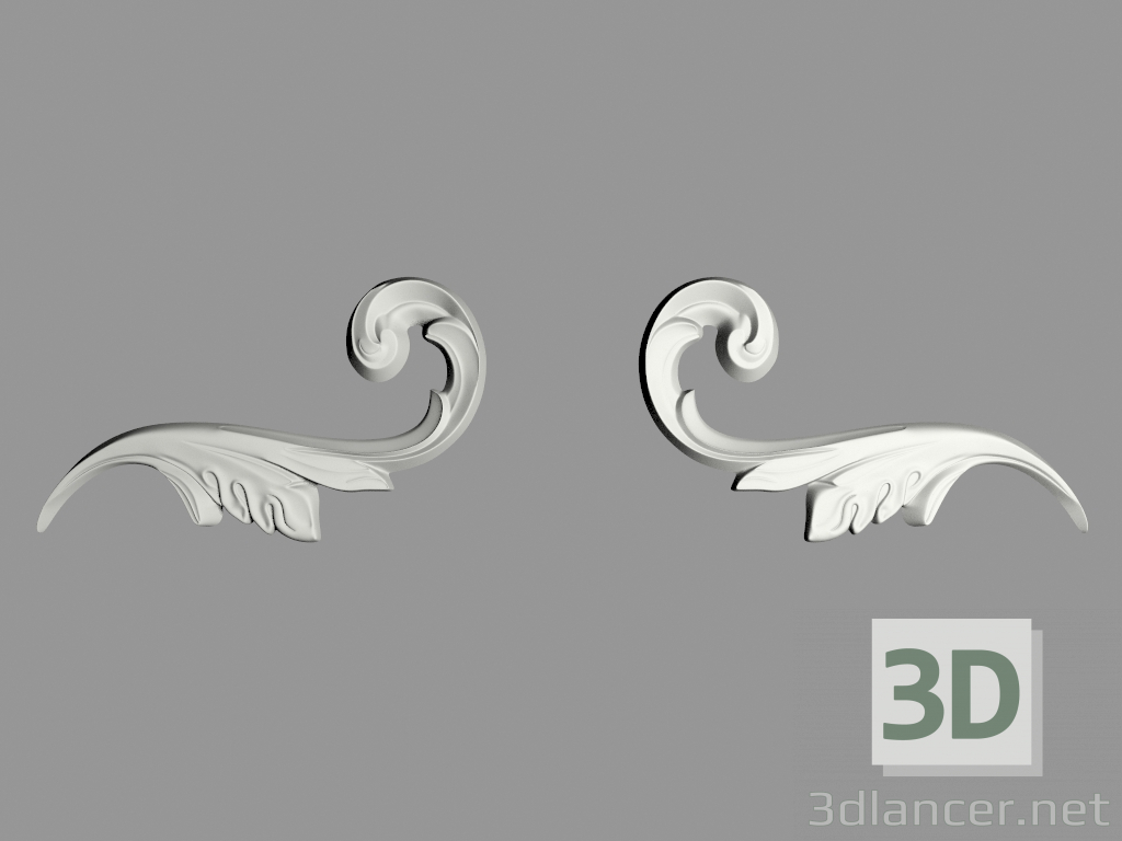 3d model Wall decor (Ф90) - preview