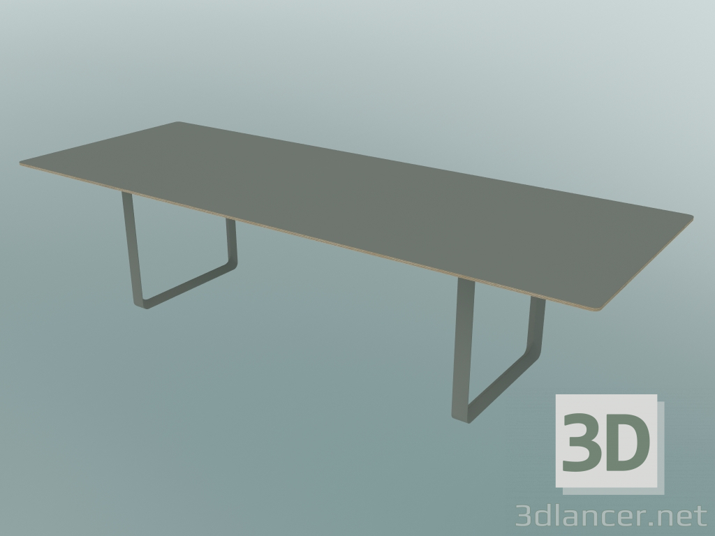 3d model Table 70/70, 295x108cm (Gray) - preview