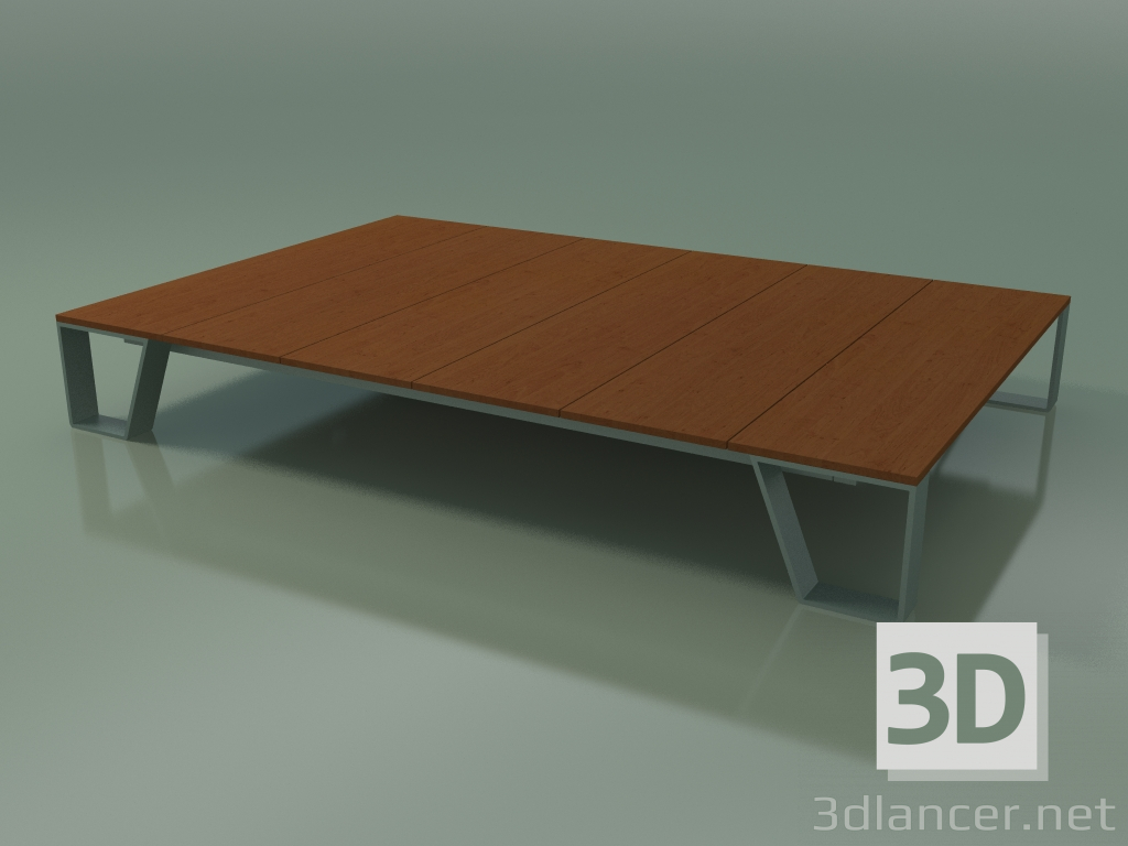 modello 3D Tavolino da esterno InOut (955, ALLU-SA, Doghe in teak) - anteprima