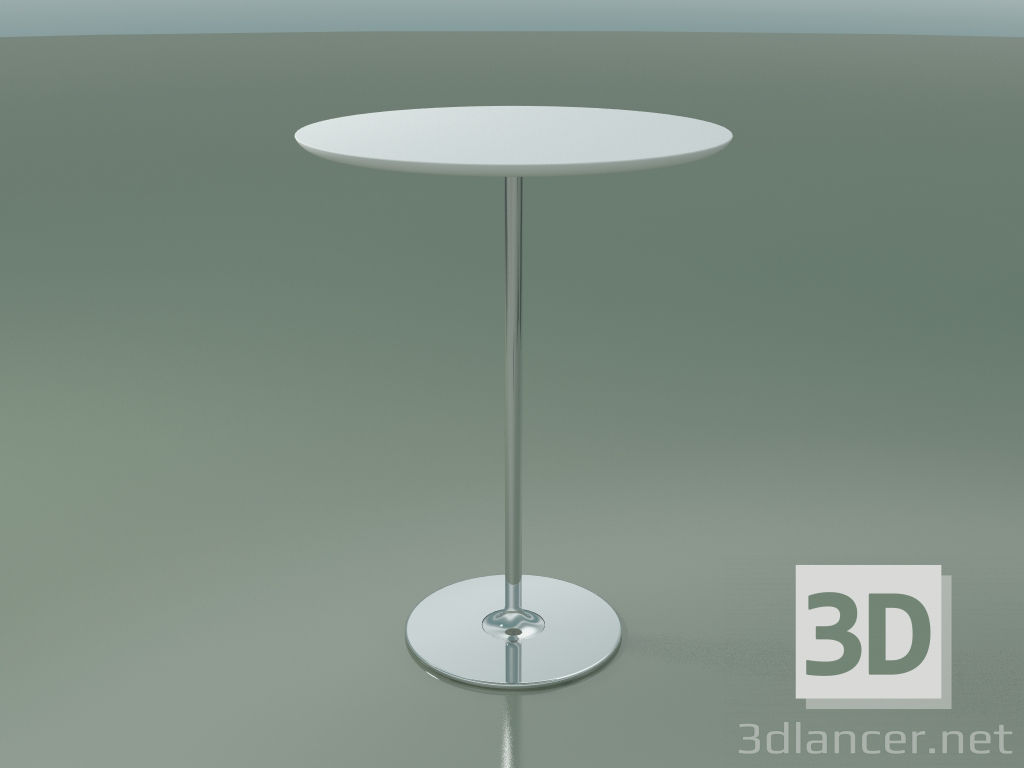 modello 3D Tavolo rotondo 0684 (H 105 - P 80 cm, M02, CRO) - anteprima