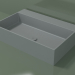 3D modeli Tezgah üstü lavabo (01UN41302, Silver Grey C35, L 72, P 48, H 16 cm) - önizleme