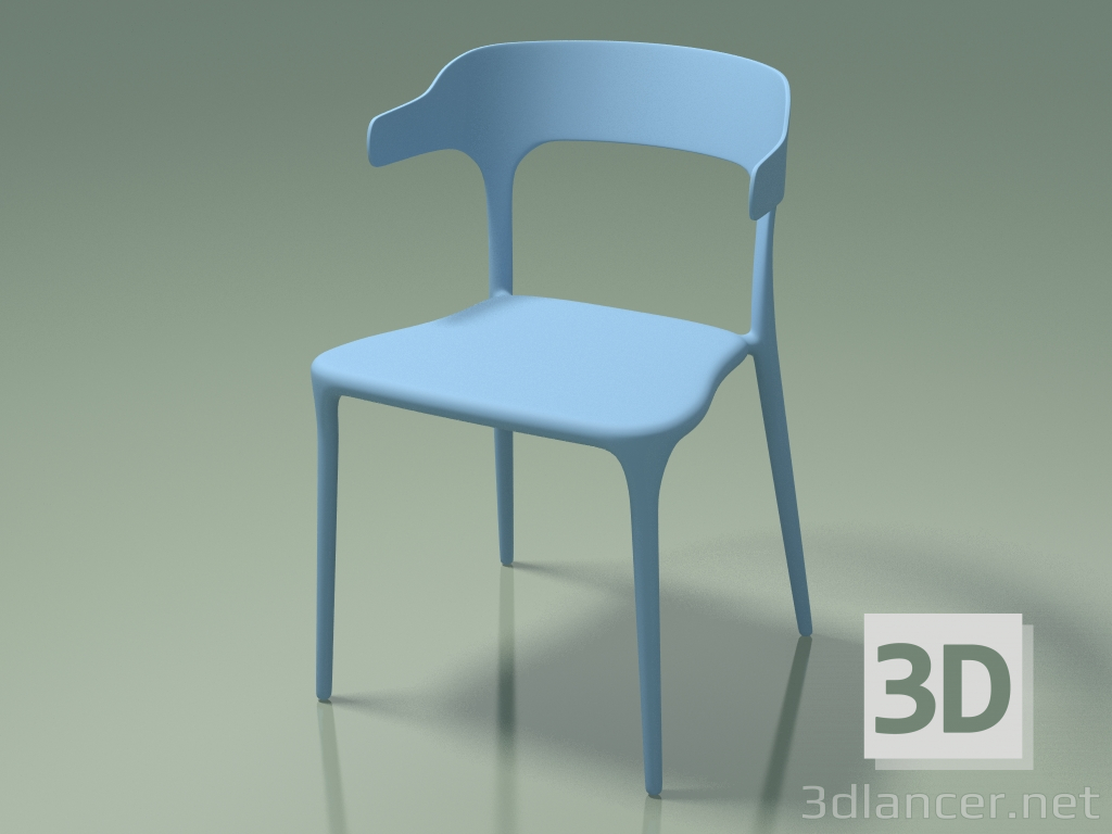 3D Modell Stuhl Lucky (111890, blau) - Vorschau