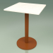 3 डी मॉडल बार टेबल 011 (धातु जंग, मौसम प्रतिरोधी सफेद रंग का सागौन) - पूर्वावलोकन