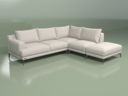 Modulares Sofa Sydney (C4Lv + C3 + C1 + C9)