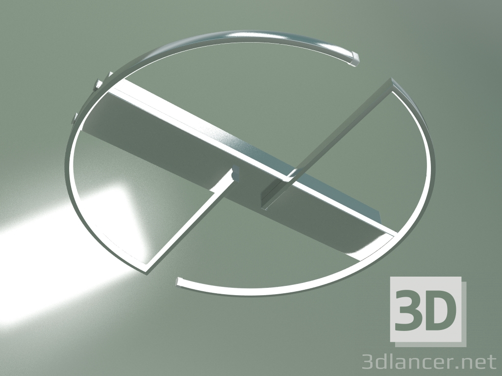 3D modeli Tavan LED lambası Griff 90233-2 (krom) - önizleme