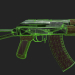 3d AKS-74U model buy - render