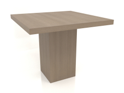 Mesa de jantar DT 10 (900x900x750, cinza madeira)
