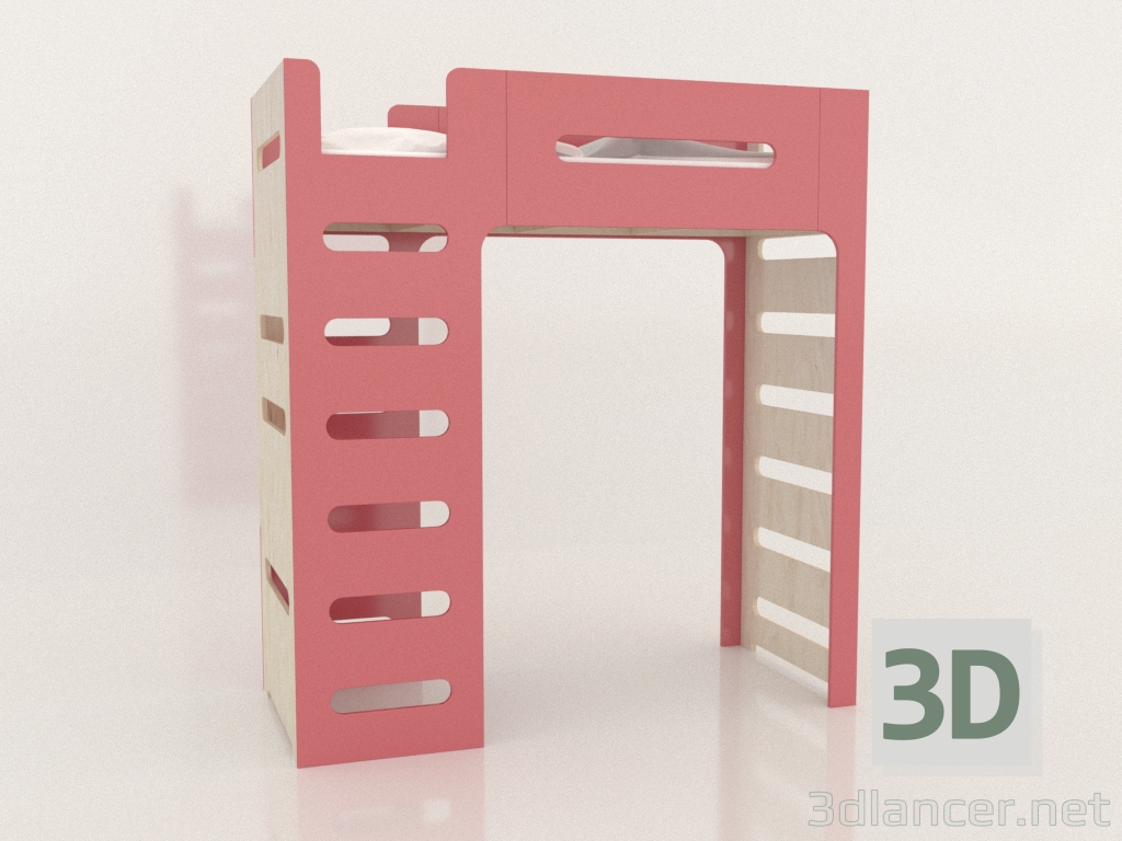 3D modeli Loft yatak MOVE GL (FEMGL0) - önizleme