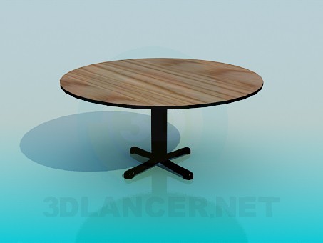 3d модель Круглый столик – превью