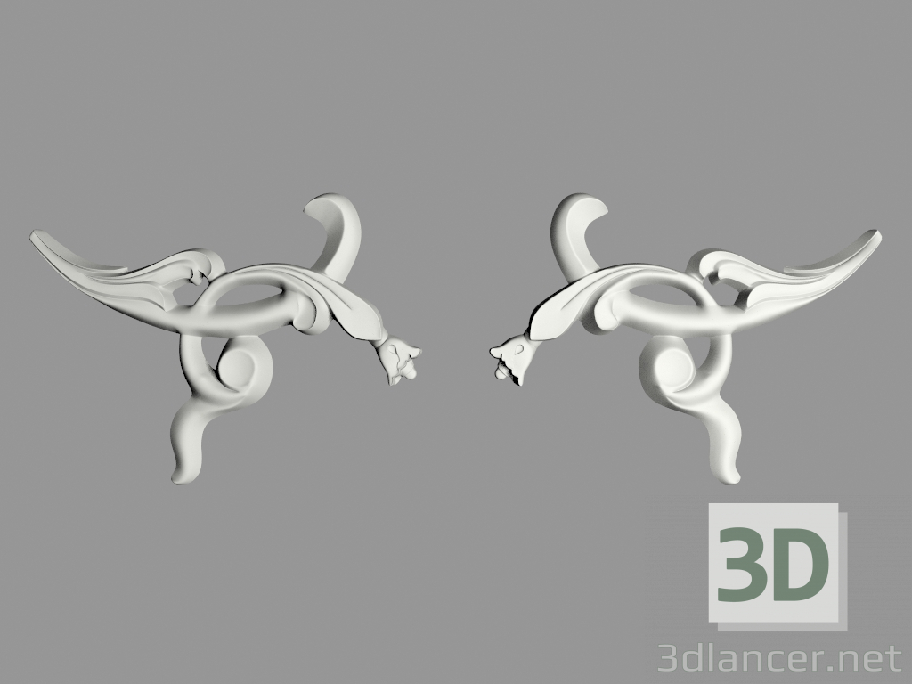 3d model Wall decor (F91) - preview