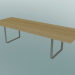 3D Modell Tisch 70/70, 295x108cm (Eiche, Grau) - Vorschau