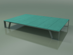 Outdoor coffee table InOut (955, ALLU-SA, Turquoise Enameled Lava Stone Slats)