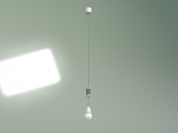 Carretel da lâmpada pendente (branco)