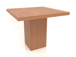 Table à manger DT 10 (900x900x750, bois rouge)