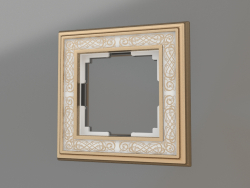 Frame for 1 post Palacio Gracia (gold-white)