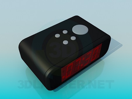 modelo 3D Reloj electrónico - escuchar modelo 3D Reloj electrónico - escuchar