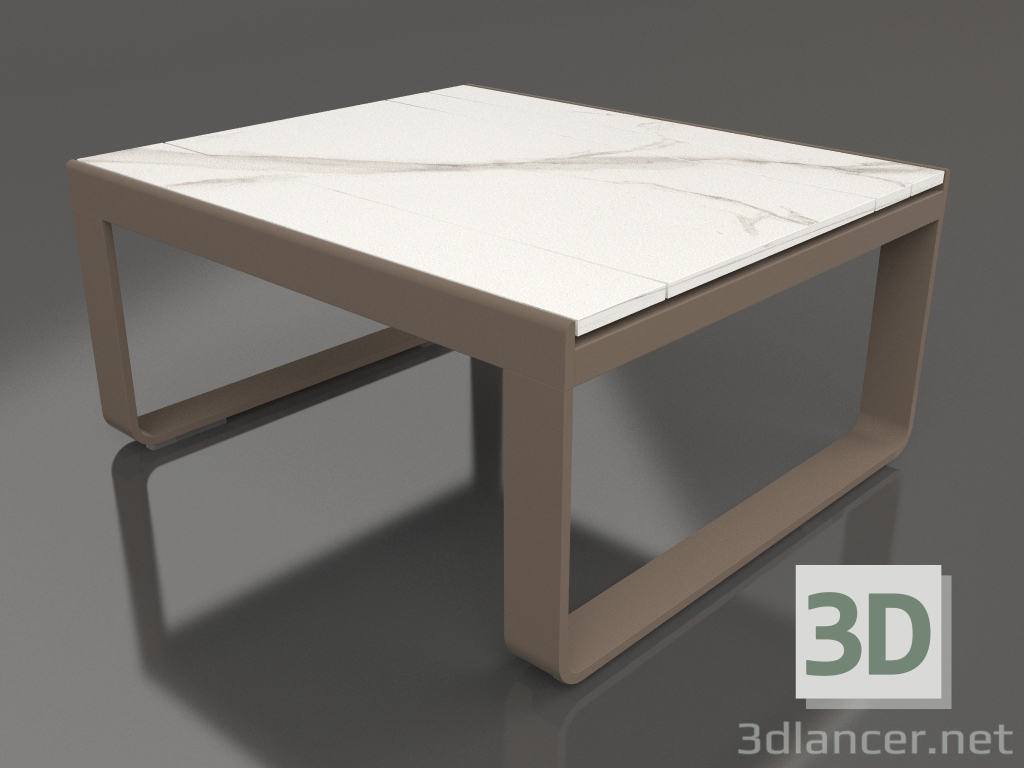 modèle 3D Table club 80 (DEKTON Aura, Bronze) - preview